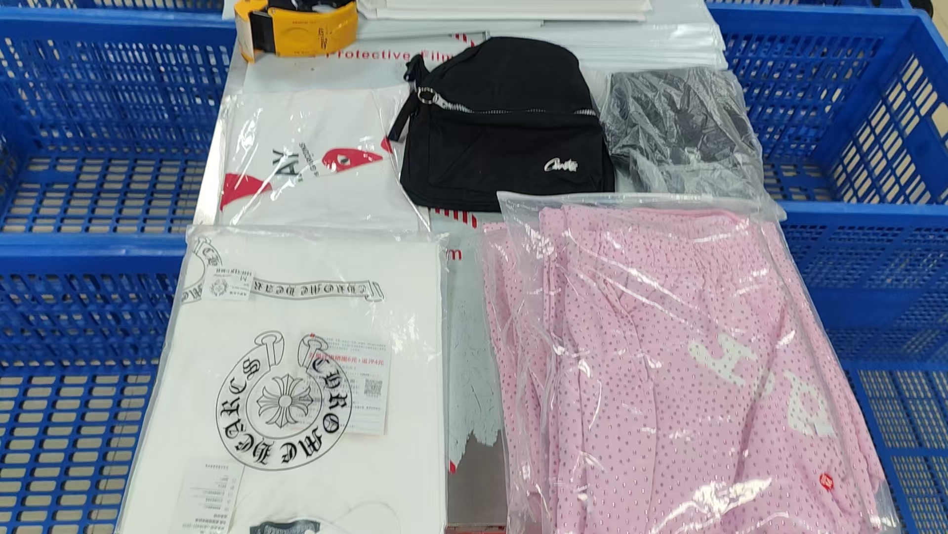 Product inspection at a China warehouse before international shipping